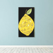 Make Lemonade Lemon Leinwanddruck (Insitu (Holzboden))