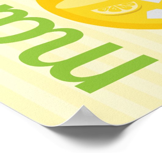 Make Lemonade Poster (Ecke)