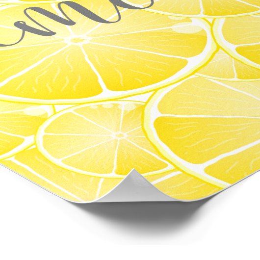 Make Lemonade Poster (Ecke)