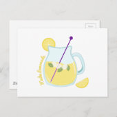Make Lemonade Postkarte (Vorne/Hinten)