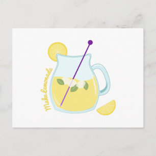 Make Lemonade Postkarte