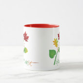 Make Life Art: Life Artist Inspiration Slogan Tasse (Zentrum)