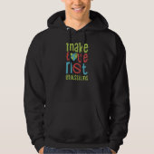 Make Love Not Emissions Earth Day Joke Environment Hoodie (Vorderseite)