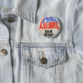 Make Love Not War Friedensbutton der Sechziger Button (Beispiel)