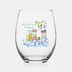 MAKE MARGARITAS von Jeff Willis Art Weinglas Ohne Stiel