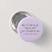 Make Me Talk Version 1 Button (Vorne & Hinten)