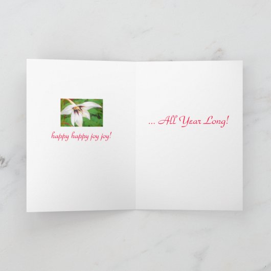 Make Merry Feiertagskarte (Innenseite)