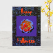Make Merry Halloween cardf Karte (Gelbe Blume)