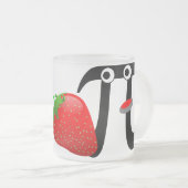 MAKE MINE Strawberry PI Mattierte Tasse (VorderseiteRechts)