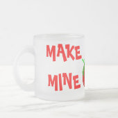 MAKE MINE Strawberry PI Mattierte Tasse (Links)