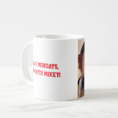Make Mondays fun, with Mikey! Kaffeetasse (Vorderseite Links)