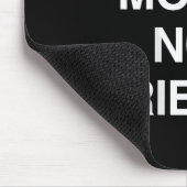 Make Money Not Friends Funny Sarcasm Insrational Q Mousepad (Ecke)