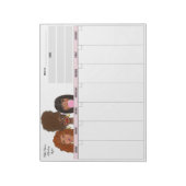 Make Moves Weekly Notepad Notizblock (Rotiert)