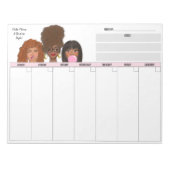 Make Moves Weekly Notepad Notizblock (Vorderseite)
