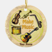 Make Music Keramik Ornament (Vorne)