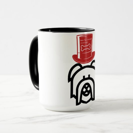 Make my crunchies great again coffee mug  tasse (Vorderseite Links)