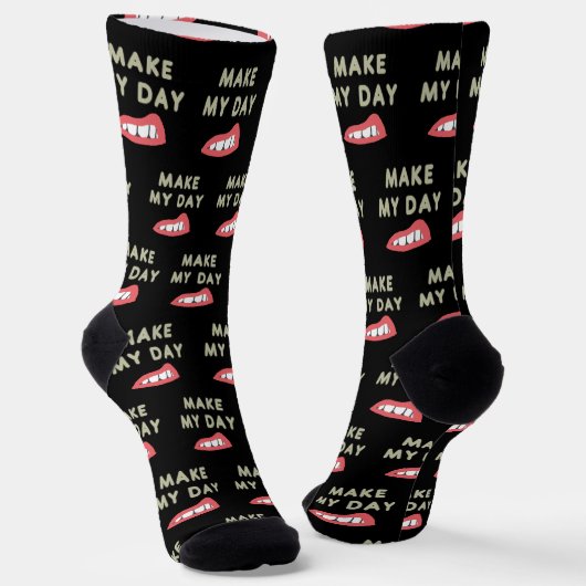 Make My Day Socken (Gewinkelt)