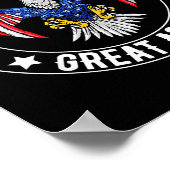 Make My Shoulder Great Again Funny Shoulder Surger Poster (Ecke)