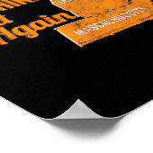 Make New Hampshire Great Again Build A Wall  Poster (Ecke)