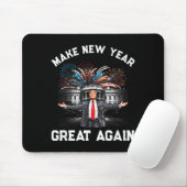 Make New Year Great Again Happy New Years Eve Day Mousepad (Mit Mouse)