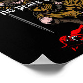 Make No Peace With Evil Archangel Michael Design  Poster (Ecke)