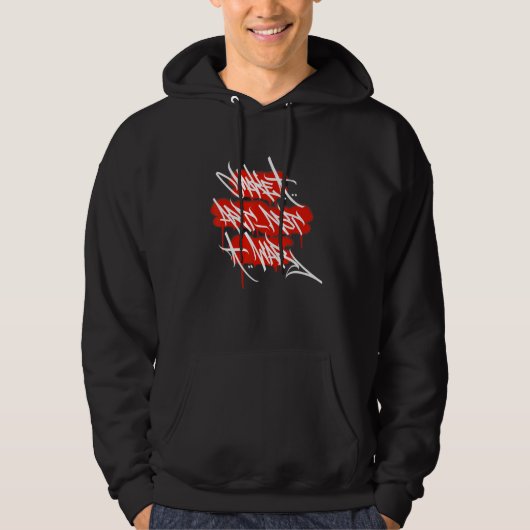 Make Not War Graffiti Hoodie (Vorderseite)