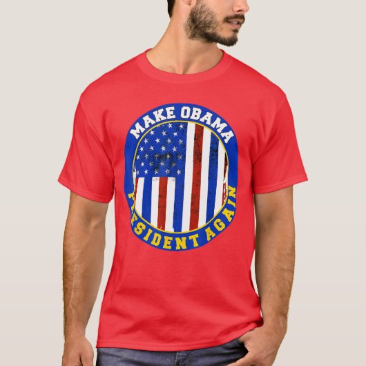 Make Obama Again Lustig T-Shirt (Vorderseite)