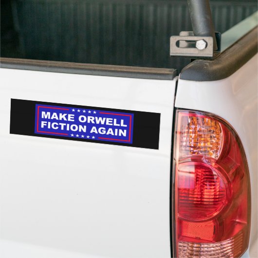 Make Orwell Fiction Again Autoaufkleber (Auf Lkw)