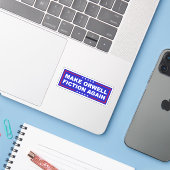 Make Orwell Fiktion Wieder Aufkleber (Laptop mit iPhone)