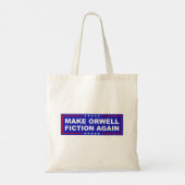 Make Orwell Fiktion Wieder Tragetasche (Rückseite)
