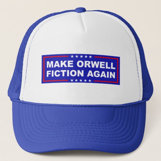 Make Orwell Fiktion Wieder Truckerkappe (Vorderseite)