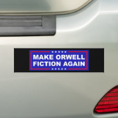 Make Orwell wieder Fiktion Autoaufkleber (Auf Auto)