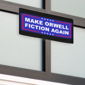 Make Orwell wieder Fiktion Banner (Draußen Gebäude)