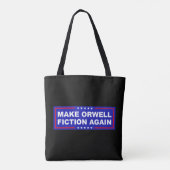 Make Orwell wieder Fiktion Tasche (Rückseite)