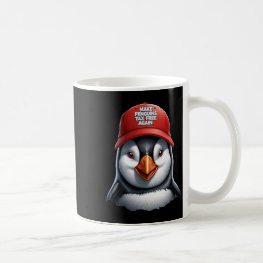 Make Penguin Steuerfrei Again - Pinguine gegen Tru Kaffeetasse (Rechts)