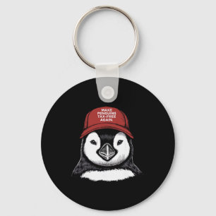 Make Penguin steuerfrei Again - Pinguine gegen Tru Schlüsselanhänger