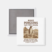 Make Penguin Steuerfrei Again - Widersteht Pinguin Magnet (Vorderseite/Rückseite)