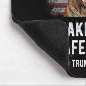 Make Pets Safe Again Bullmastiff Hund Trump Mousepad (Ecke)