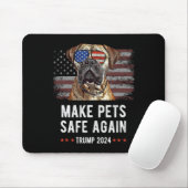 Make Pets Safe Again Bullmastiff Hund Trump Mousepad (Mit Mouse)