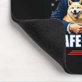 Make Pets Safe Again Lustig Pro Trump Mousepad (Ecke)
