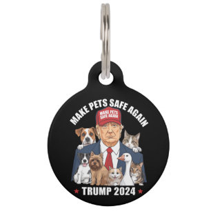 Make Pets Safe Again Trump 2024 Rette Unsere Haust Haustiermarke