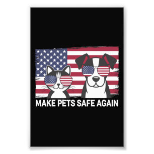 Make Pets Safe Again Trump Harris Debatte 2024 Fotodruck