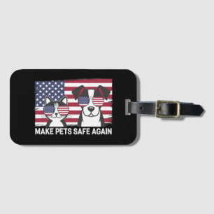 Make Pets Safe Again Trump Harris Debatte 2024 Gepäckanhänger