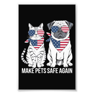 Make Pets Safe Again Trump Harris Debatte Hunde Ka Fotodruck