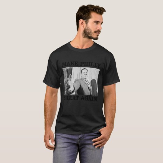 Make Philly Great Again Bürgermeister Frank Rizzo  T-Shirt (Vorne ganz)