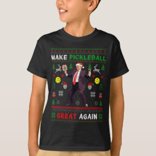 Make Pickleball Great Again Lustiges Weihnachten T T-Shirt