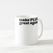 Make Plur Great Again Edm Rave Festival Kaffeetasse (VorderseiteRechts)