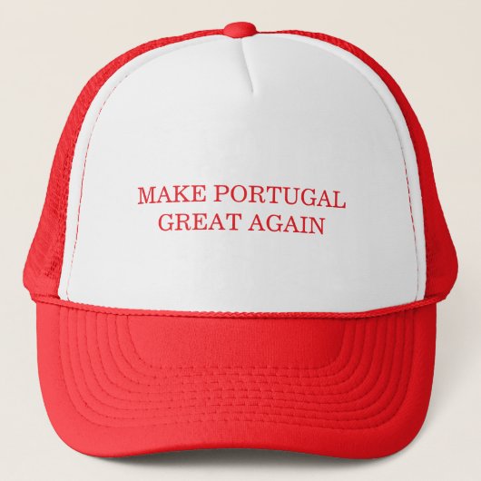 Make Portugal Great Again Truckerkappe (Vorderseite)