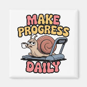 Make Progress Daily Magnet (Vorne)