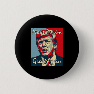 Make Purim Great Again Trump Purim Kostüm Party J Button
